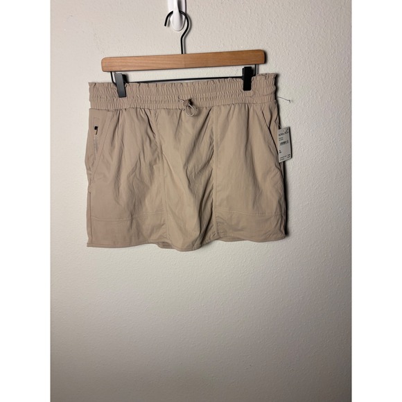 90 Degree By Reflex Pants - ☀️90 Degree by Reflex Trekki Blissful Journey Skort Oak Brown Seersucker XL NWT
